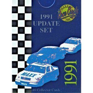 1991 MAXX NASCAR UPDATE CARD SET 48 CARDS